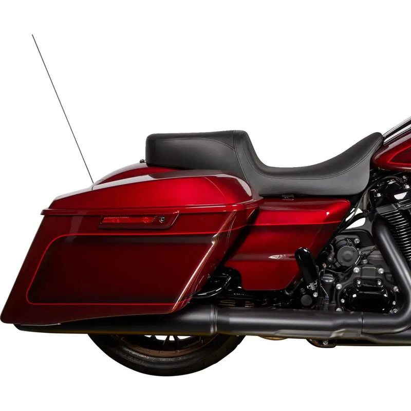 Drag Specialties Performance Predator 2-Up-zadel voor Harley