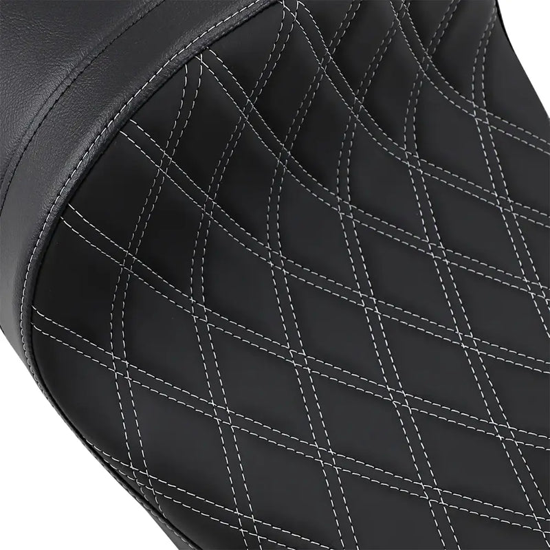 Drag Specialties EZ-ON laag profiel solo-zadel voor Harley