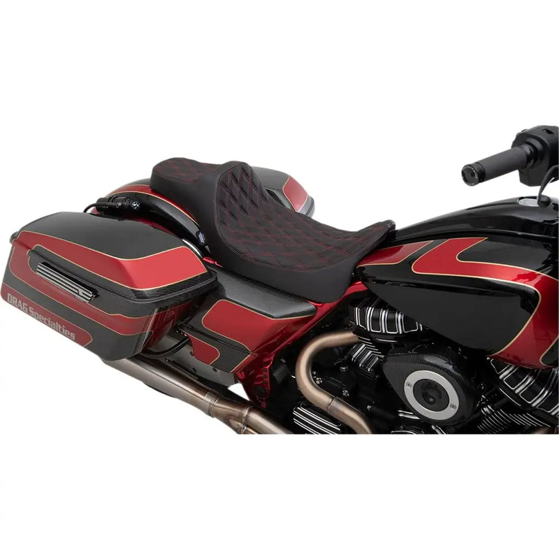 Drag Specialties Predator III Extended Reach Seat voor Harley