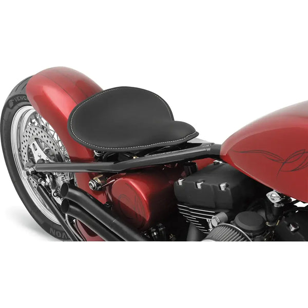 Drag Specialties Grote, lage solo-motorfietszadel met veren