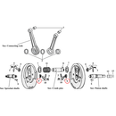 Flywheel Assembly Parts Diagram Exploded View for Harley Sportster 9) L81-85 XL. Nut, Sprocket & Pinion shaft. Replaces OEM: 23902-81
