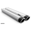 Freedom Performance 4" Slip-On Mufflers for Indian 14-21 Chief / Chrome / Black Liberty End Caps  - Customhoj