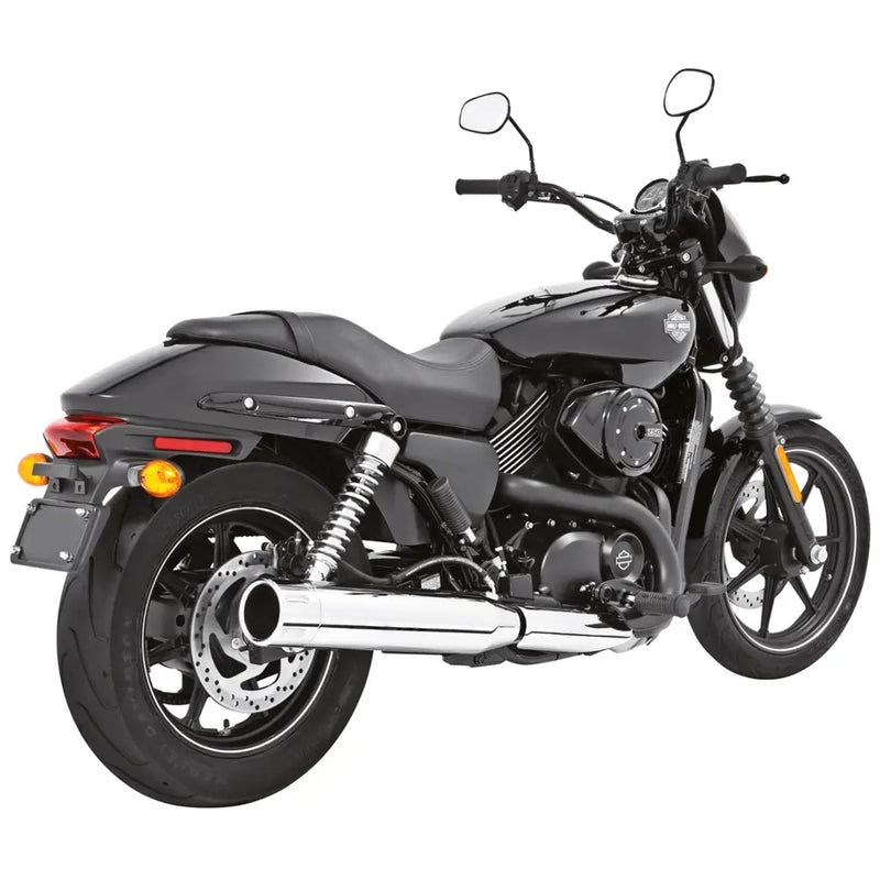 Freedom Performance Eagle Slip-On Mufflers for Harley 14-20 XG500 / XG750 Street / Chrome with chrome end caps  - Customhoj