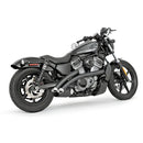 Freedom Performance Radical Radius Slash Cut Exhaust for Harley 22-25 Nightster RH975 / S / Black / Chrome  - Customhoj