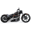 Freedom Performance Radical Radius Straight Star Exhaust for Harley 18-25 Softail (read note) / Chrome / Black  - Customhoj