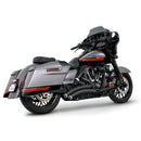 Freedom Performance Sharp Curve Radius Straight Star Exhaust for Harley 17-25 Touring / Black / Chrome  - Customhoj