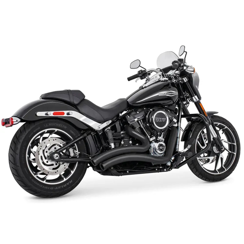 Freedom Performance Sharp Curve Radius Straight Star Exhaust for Harley 18-25 Softail (read note) / Black / Black  - Customhoj
