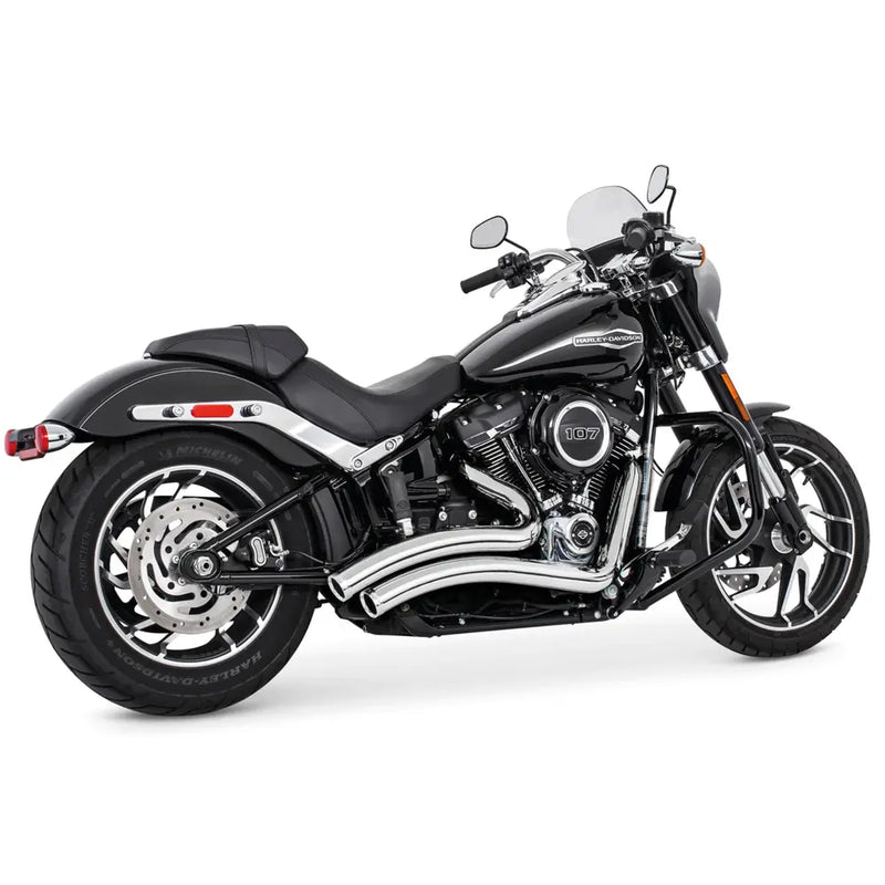 Freedom Performance Sharp Curve Radius Straight Star Exhaust for Harley 18-25 Softail (read note) / Chrome / Chrome  - Customhoj