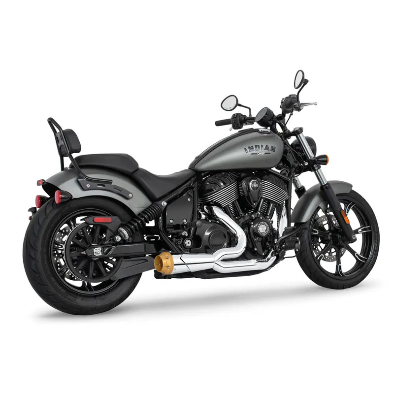 Freedom Performance Shorty American Outlaw 2-into-1 Exhaust for Indian 22-25 Chief / Chrome / Gold  - Customhoj