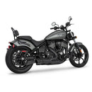 Freedom Performance Shorty Combat Fluted 2-into-1 Exhaust for Indian 22-25 Chief / Black / Black  - Customhoj
