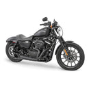 Freedom Performance Shorty Turn Out 2-into-1 Exhaust for Harley 04-22 XL Sportster / Black / Black  - Customhoj