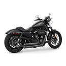 Freedom Performance Thorcat EC Approved Independence Shorty Exhaust for Harley 07-20 XL Sportster (Euro 3/4) / Black / Sculpted Black  - Customhoj