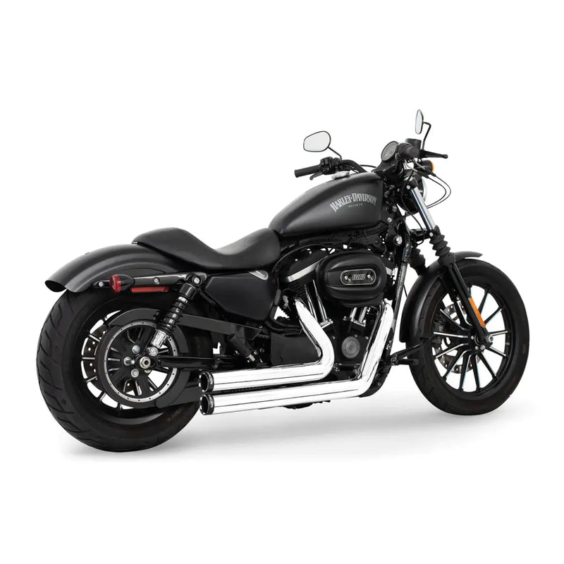 Freedom Performance Thorcat EC Approved Independence Shorty Exhaust for Harley 07-20 XL Sportster (Euro 3/4) / Chrome / Sculpted Black  - Customhoj