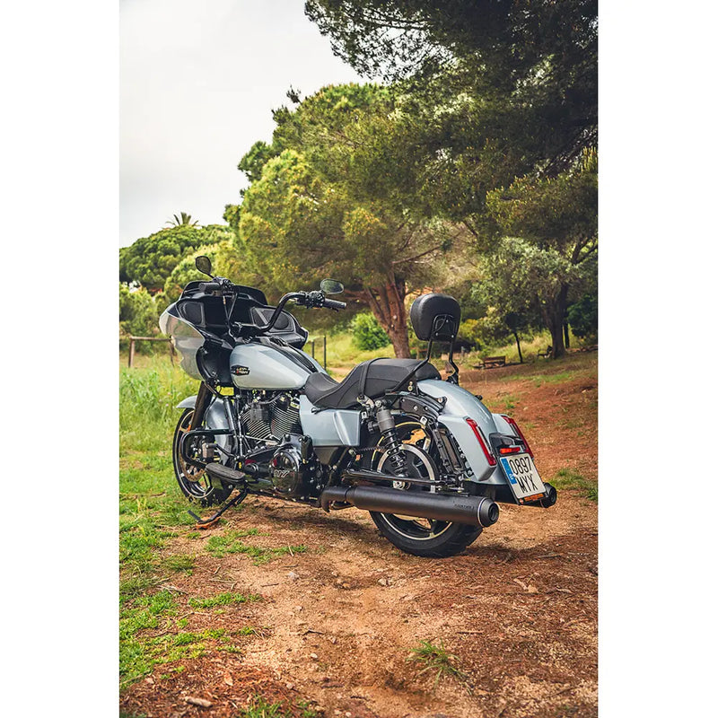 Zwarte Eend Bombardier EC Euro Approved Slip-On Mufflers voor Harley