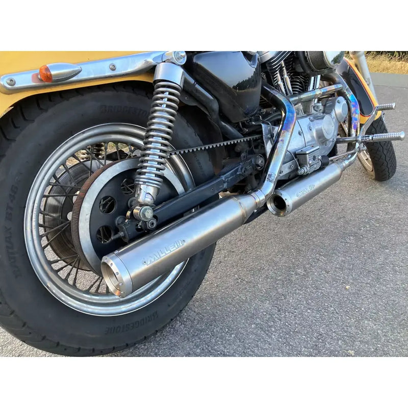 Miller Silverado Euro 2/3/4 Slip-On Geluiddempers voor Harley