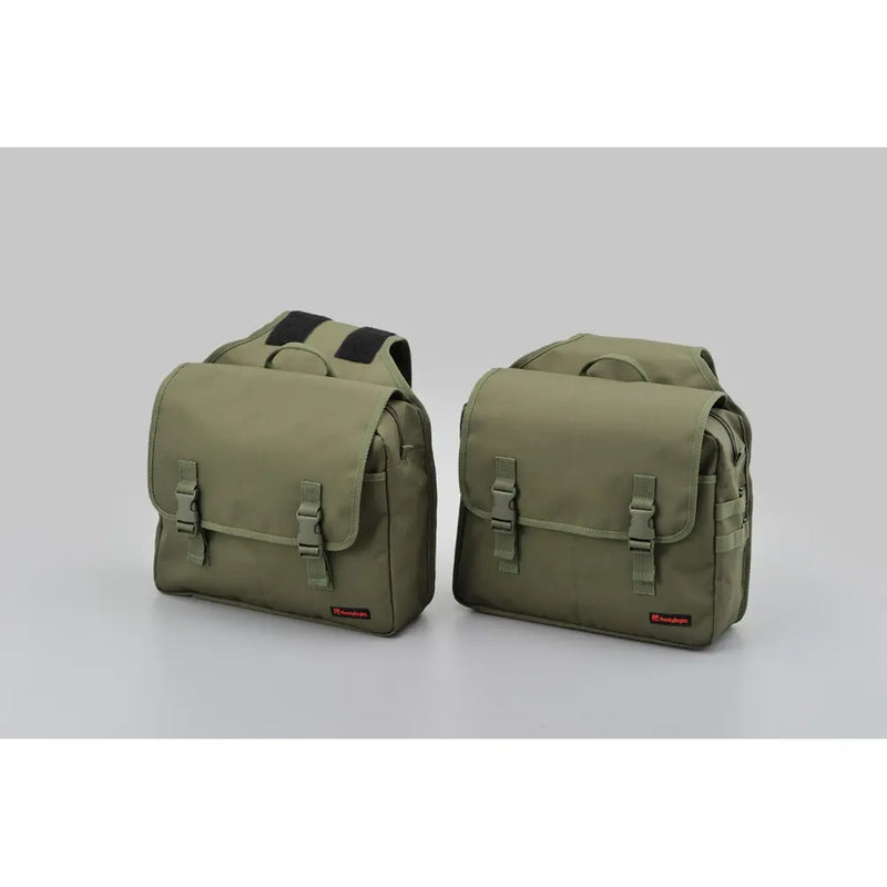 Daytona Henlybegins Universal Canvas Throw-Over motorfiets zadeltas set