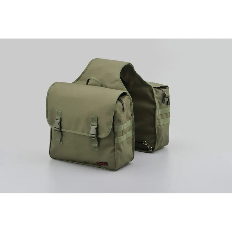 Daytona Henlybegins Universal Canvas Throw-Over motorfiets zadeltas set