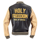Holy Freedom Varsity Jacket  - Customhoj
