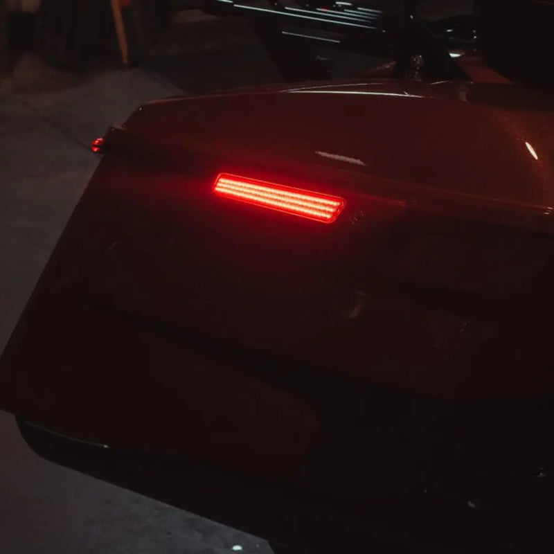 Custom Dynamics LED-verlichting met dubbele intensiteit voor zadeltasvergrendeling voor Harley