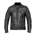 John Doe Storm Leather Motorcycle Jacket Black / M  - Customhoj