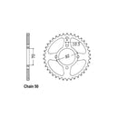 JT Sprockets Rear Sprocket Kawasaki Z500 B1/B2 79-80 JT Rear Sprocket for Kawasaki Customhoj