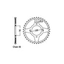 JT Sprockets Rear Sprocket Suzuki GSX400X Impulse 86 JT Rear Sprocket for Suzuki Customhoj