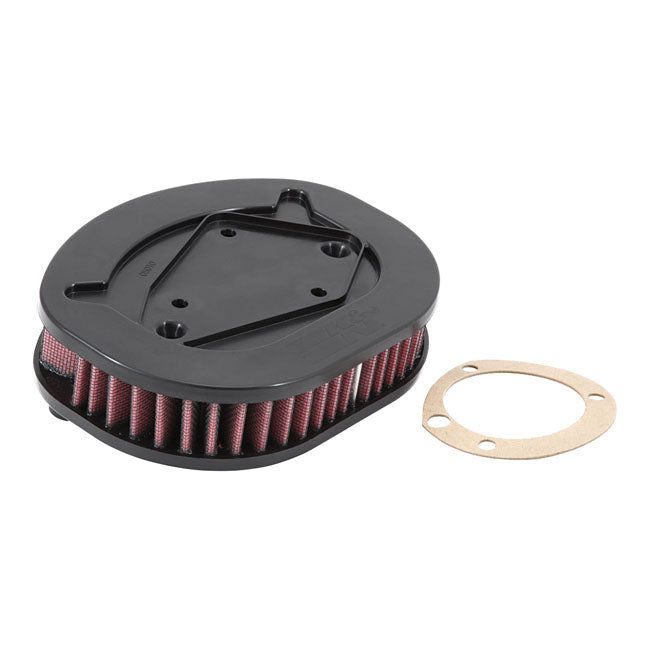 K&N Air Filter Element for Harley 12-13 Sportster XL1200V (Repl. 29400015)