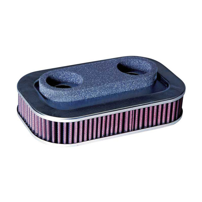 K&N Air Filter Element for Harley 88-03 Sportster XL (Repl. 29331-96; 29036-88B)
