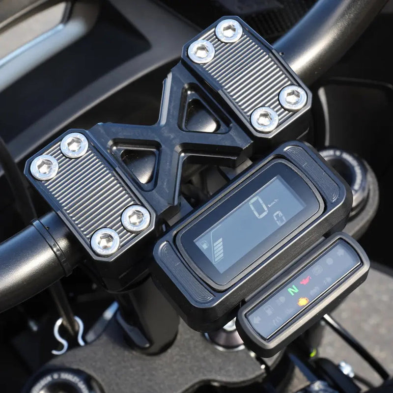 Ken's Factory Next Level Pullback Handlebar Risers Black