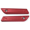 Ken's Factory Saddlebag Latch Covers for Harley 14-23 Touring / Red  - Customhoj