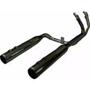 Khrome Werks Two Step Crossover Dominator Exhaust System for Harley 17-25 Touring / Eclipse / Eclipse Race Billet Tip  - Customhoj