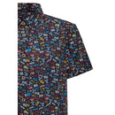 King Kerosin Printed Rebellion Short Sleeve Shirt  - Customhoj
