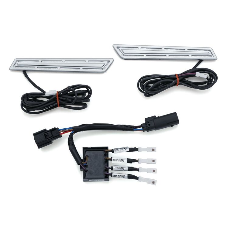 Kuryakyn LED-verlichting voor zadeltasvergrendeling voor Harley