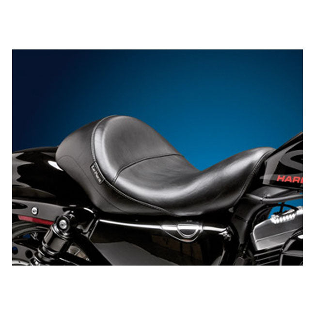 Le Pera Aviator Solo Seat for Harley 04-22 XL Sportster with 17 liter tank (excl. 07-09 XL Sportster) / Black  - Customhoj