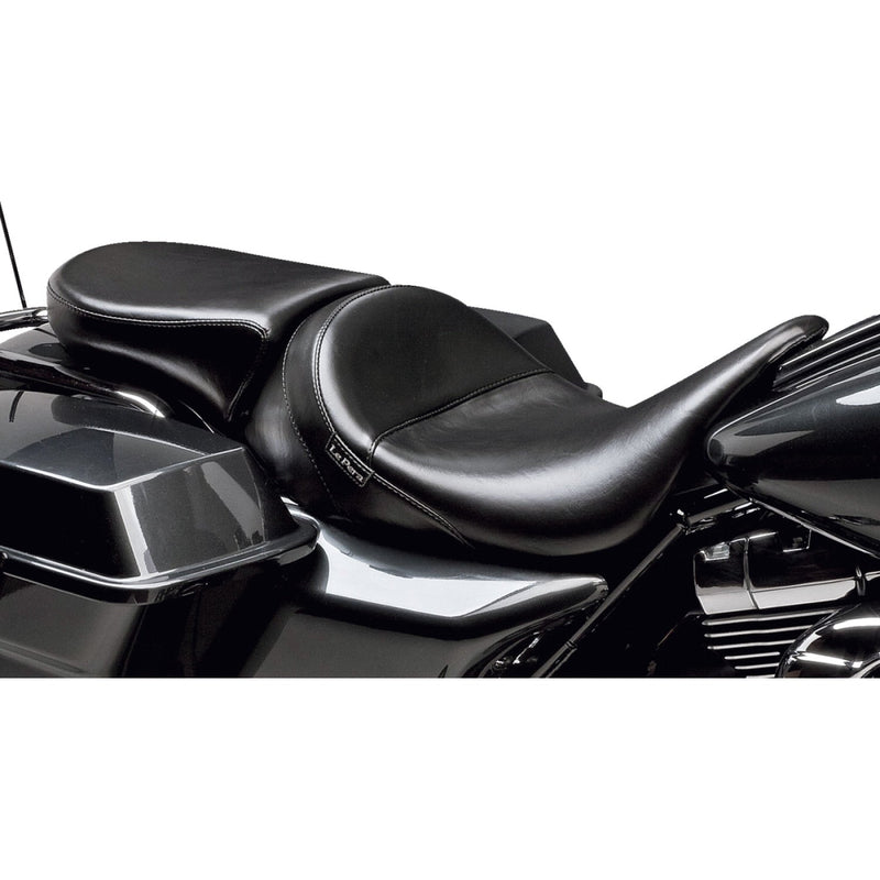Le Pera Aviator Solo Seat for Harley 08-25 Touring (excl. 23-25 CVO; 24-25 Road Glide / Street Glide) / Black  - Customhoj