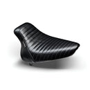 Le Pera Bare Bones Solo Seat for Harley 07-17 Softail Fat Boy / Pleated Black  - Customhoj