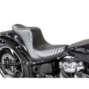 Le Pera Cherokee 2-Up Seat for Harley 18-22 Softail Breakout / Pleated Black  - Customhoj