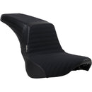Le Pera KickFlip Seat for Harley 18-25 Softail Sport Glide & Low Rider / S / ST / Pleated Gripper / Black  - Customhoj