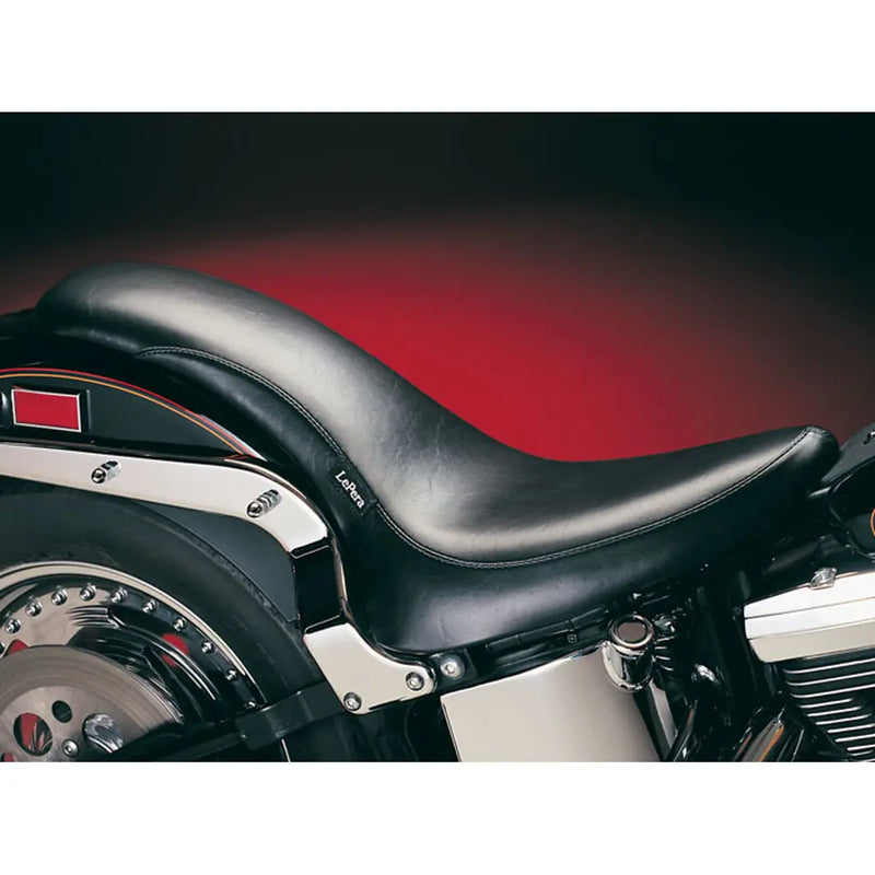 Le Pera King Cobra 2-Up Seat for Harley 84-99 Softail / Black  - Customhoj