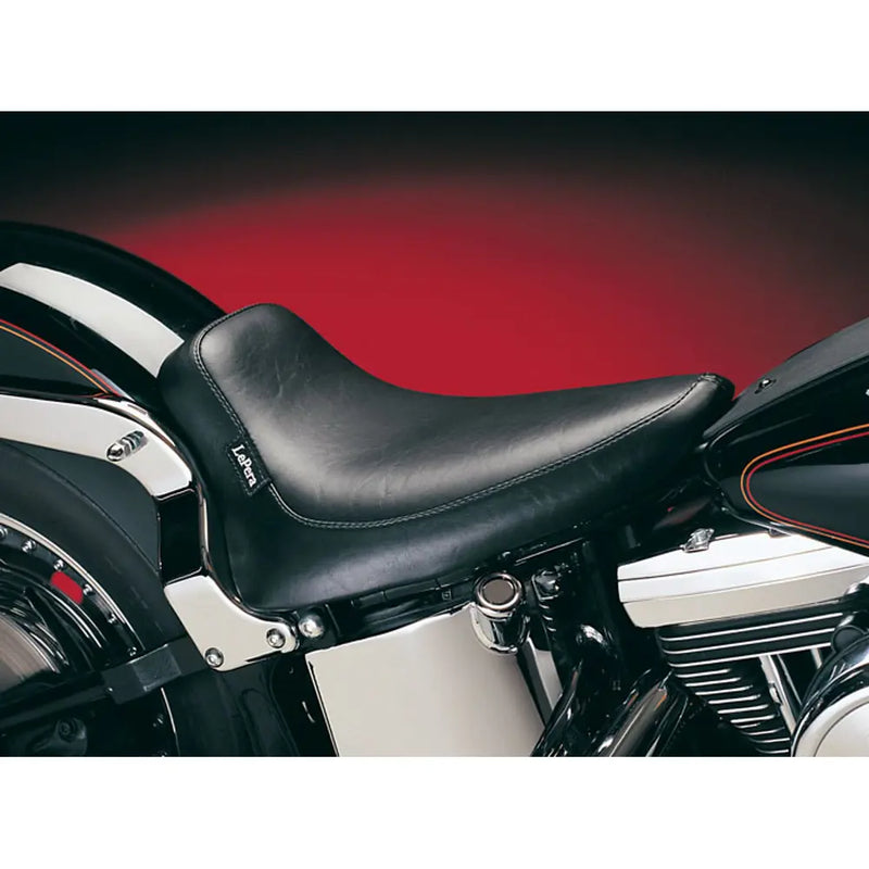 Le Pera Silhouette Gel Solo Seat for Harley 84-99 Softail / Black  - Customhoj