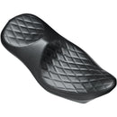 Le Pera Super Villain Seat for Harley 08-25 Touring (excl. 23-25 CVO; 24-25 Road Glide / Street Glide) / Diamond Black  - Customhoj