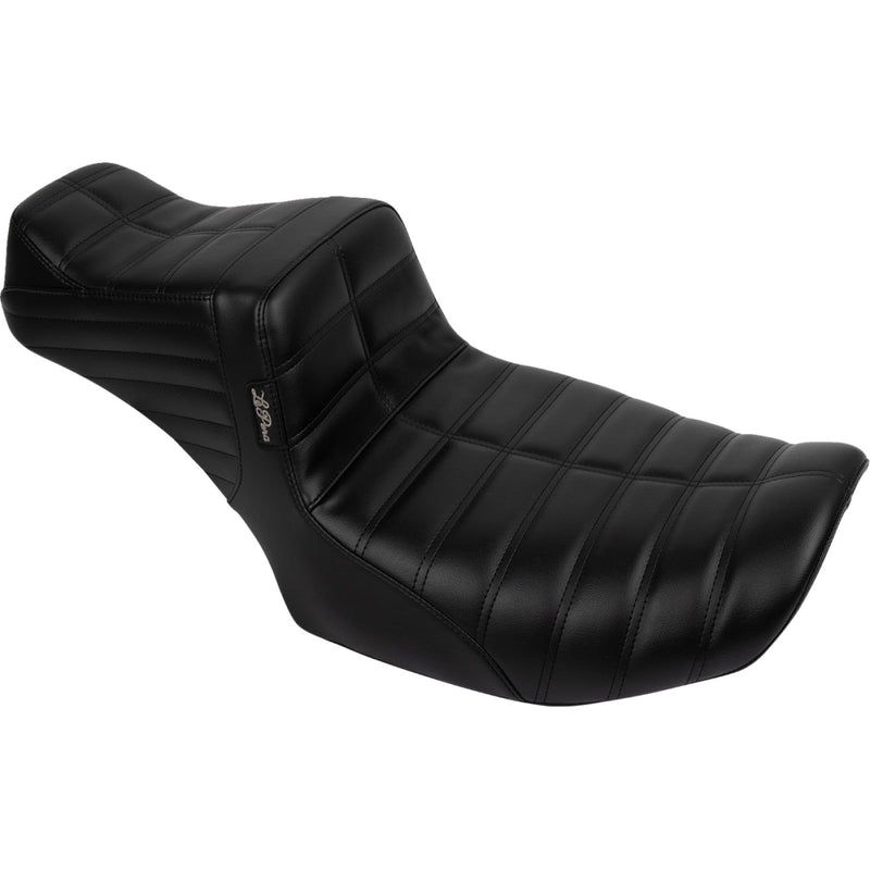 Le Pera Tailwhip 2-Up Daddy Long Legs Extended Seat for Harley 24-25 Touring Road Glide / Street Glide / Cardova Black  - Customhoj