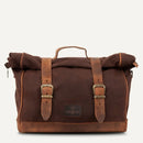 Longride Mini Patriot Roll Top 12L Click-On Motorcycle Saddlebag Brown  - Customhoj