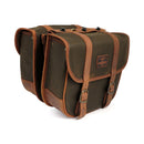 Longride Pannier Universal 18L Throw-Over Motorcycle Saddlebag Set Khaki  - Customhoj
