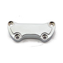 Low Scalloped One Piece Riser Top Clamp for Harley Chrome / Without skirt