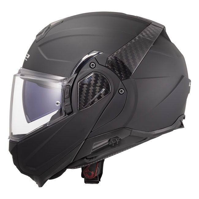 LS2 Advant II Flip-up Motorcycle Helmet Matte Black / XS (53-54cm)  - Customhoj