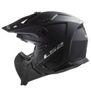 LS2 Drifter Modular Motorcycle Helmet Matte Black / XS (53-54cm)  - Customhoj