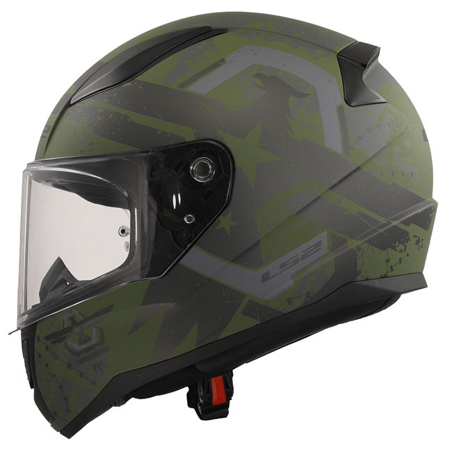 LS2 Rapid II Full Face Motorcycle Helmet Thunder Birds / S (55-56cm)  - Customhoj