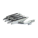 MCS Bear Claw Luggage Rack for Harley 99-05 Touring Electra Glide FLHT / Chrome with rubber inserts  - Customhoj