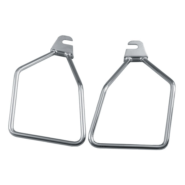 MCS Easy On/Off Chrome Saddlebag Support Kit for Harley 58-86 4-speed Big Twin (excl. Softail)  - Customhoj